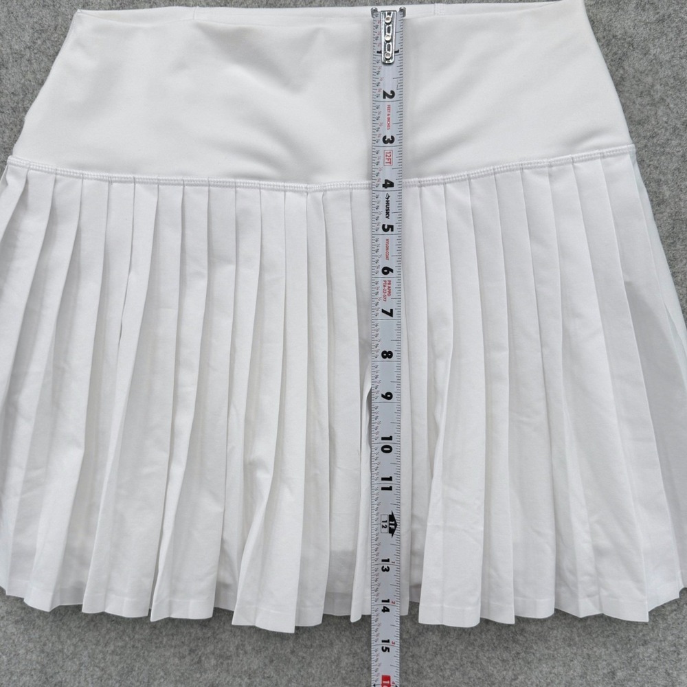 YPB Abercrombie Pleated Tennis Skort Womens S White Active Golf Athletic Skirt - Picture 6 of 6